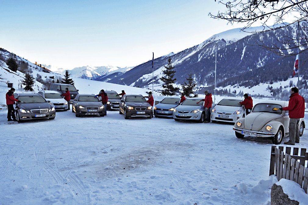 Vergleich Wintertest