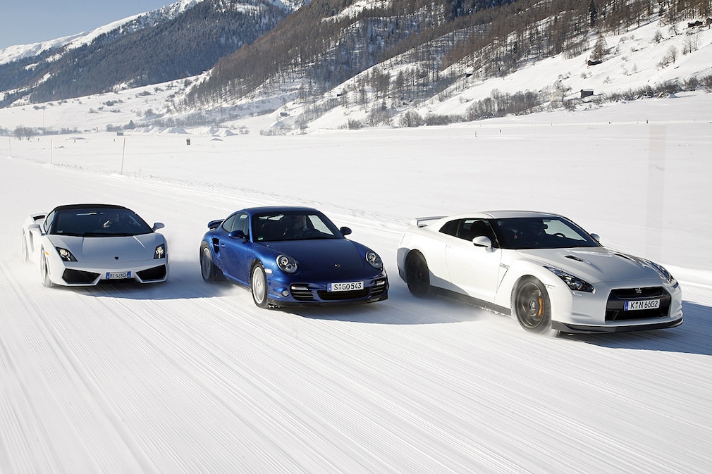 Lamborghini Gallardo LP 560-4 Spyder Porsche 911 Turbo Nissan GT-R