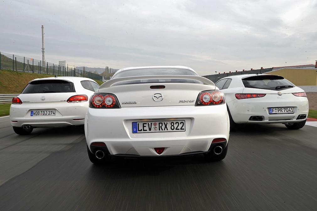 Alfa Brera Mazda RX-8 VW Scirocco