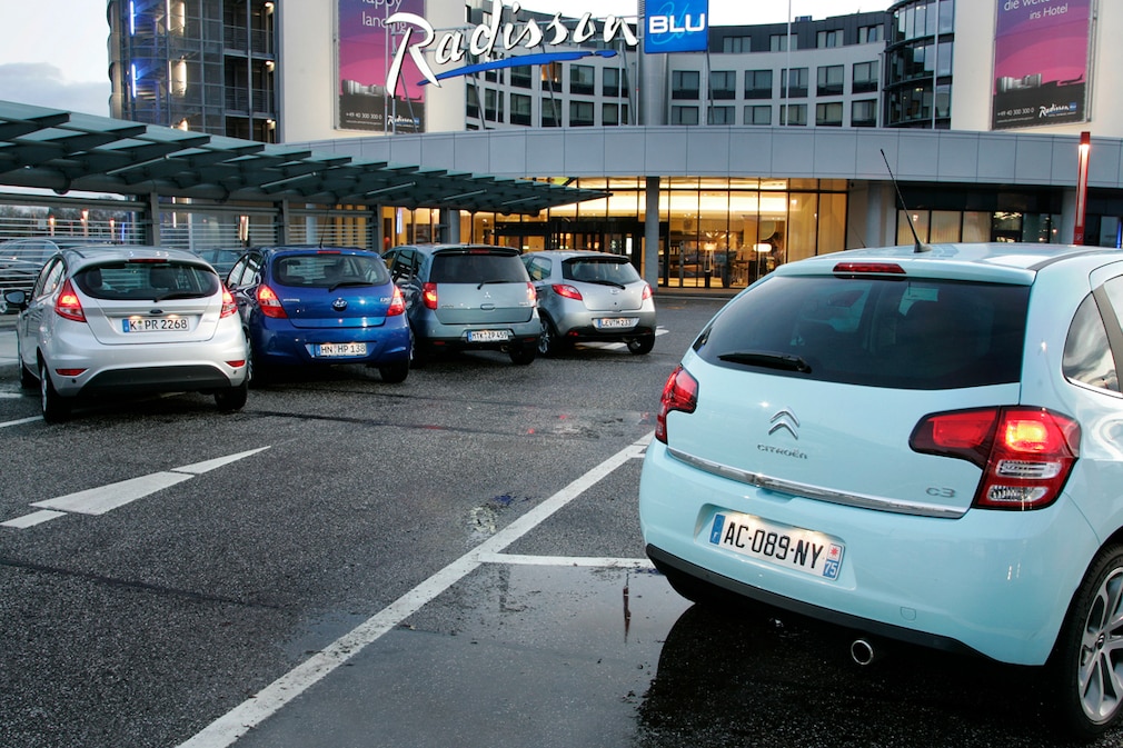 Citroën C3 Ford Fiesta Hyundai i20 Mazda2 Mitsubishi Colt