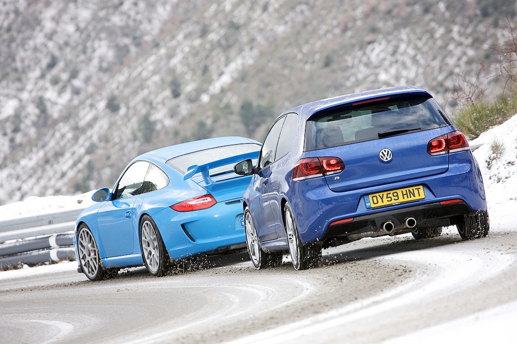 Porsche 911 GT3 VW Golf R