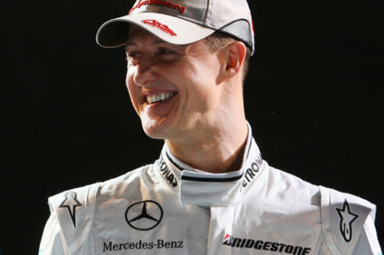 Stellt sich den Fragen: Michael Schumacher