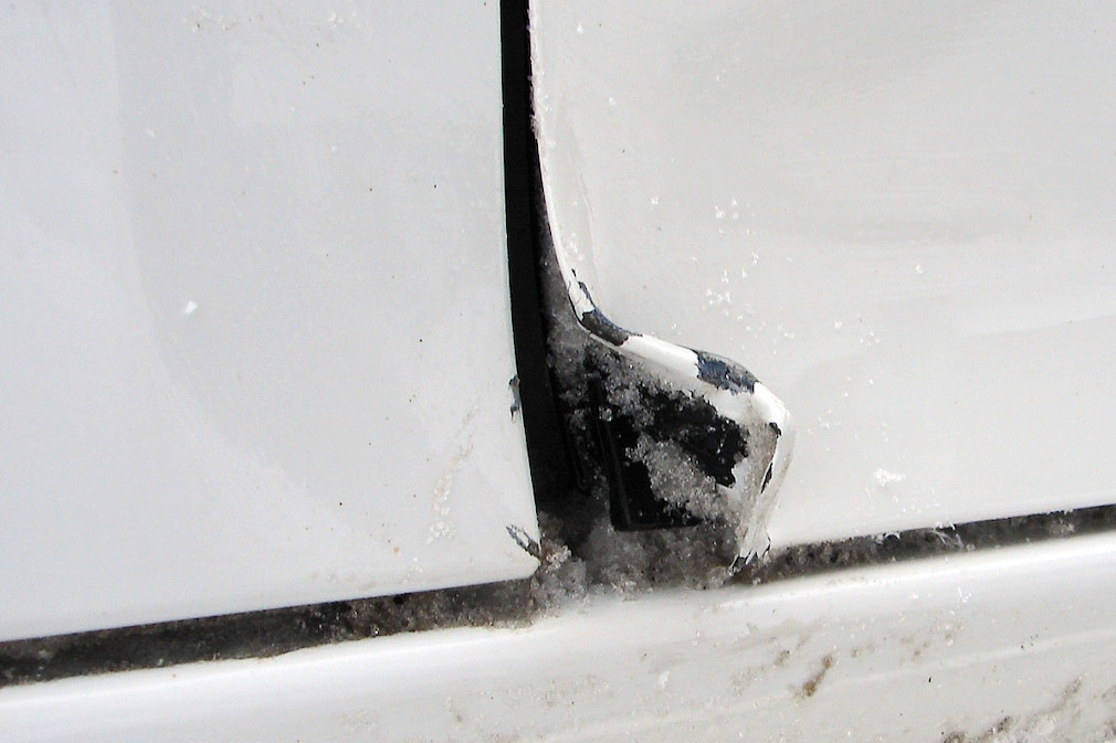 Betroffene Türecke am VW Golf Viertürer (Bj.2004)