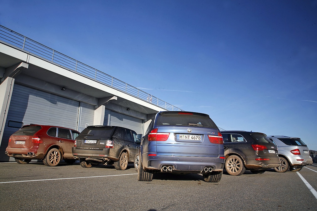 Audi Q7 BMW X5 Porsche Cayenne Range Rover Sport Mercedes M-Klasse