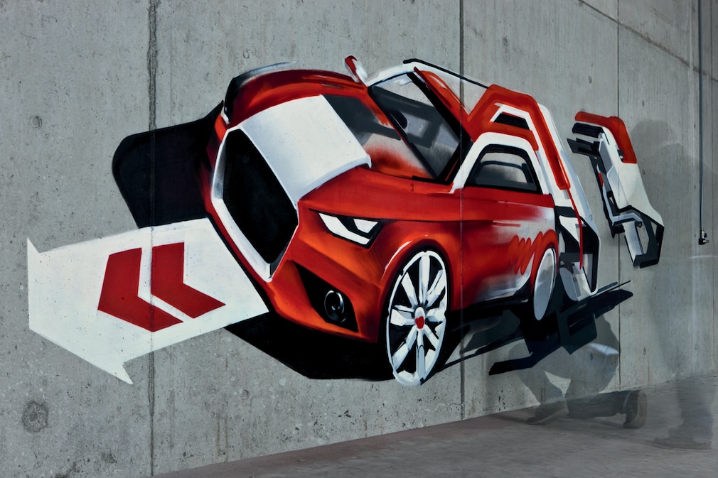Audi A1 Streetart