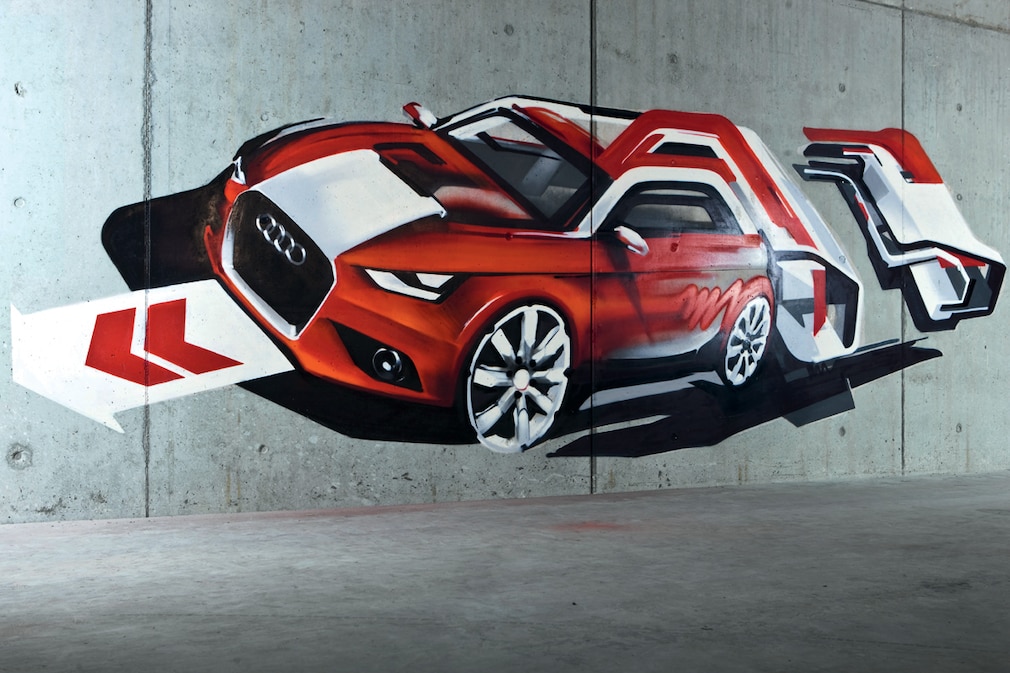 Audi A1 Streetart