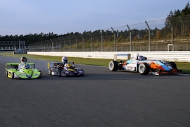 Superkart gegen Formel 3