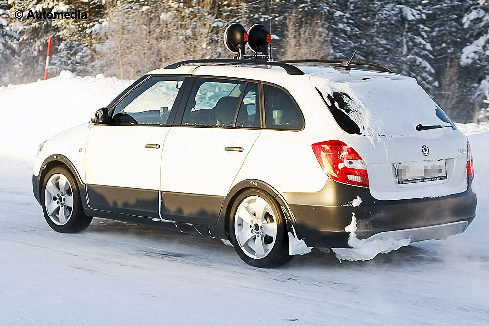 Erlkönig Skoda Fabia Facelift