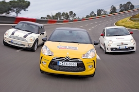 Mini Cooper Citroën DS3 Abarth 500