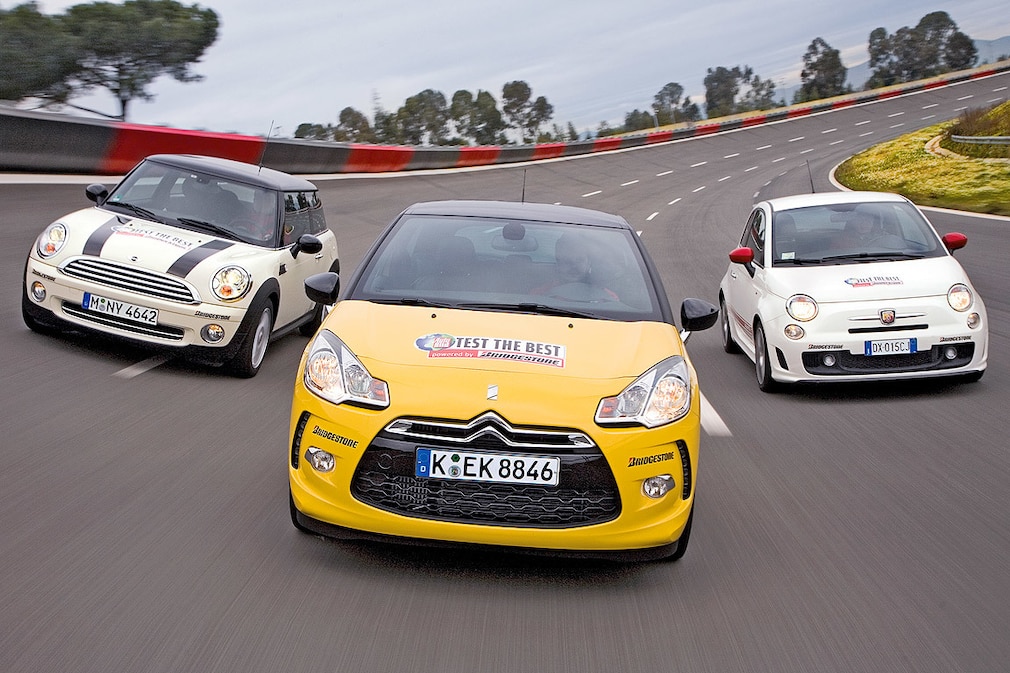 Mini Cooper Citroën DS3 Abarth 500
