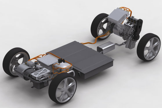 Hybrid-Antrieb Proton-Studie