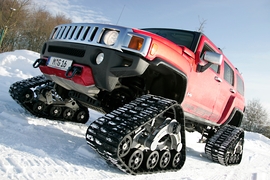 Geiger Cars Hummer H3 Raupen-Hummer