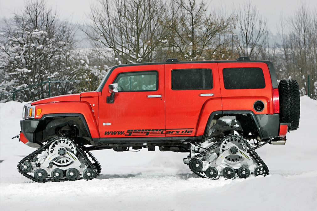 Geiger Cars Hummer H3 Raupen-Hummer