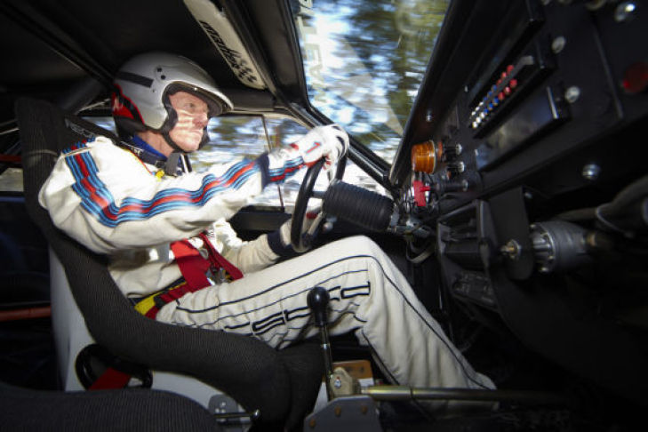 Unterwegs mit Walter Röhrl im Audi Rallye quattro am Col de Turini (Rallye Monte Carlo)