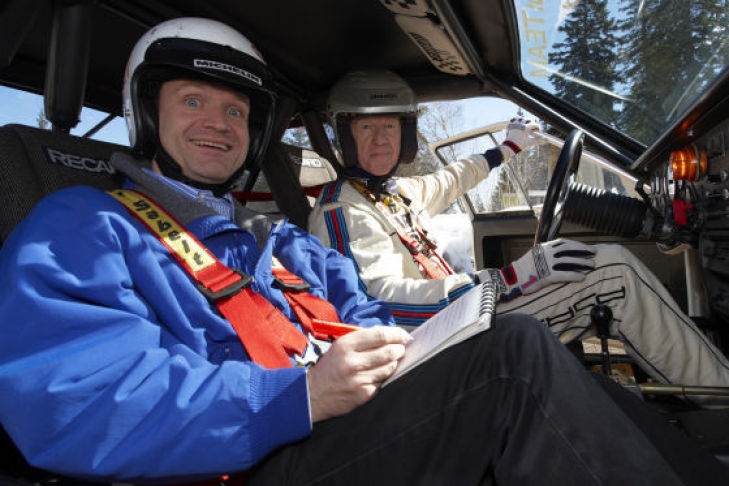 Unterwegs mit Walter Röhrl im Audi Rallye quattro am Col de Turini (Rallye Monte Carlo)