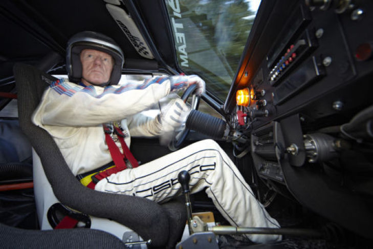 Unterwegs mit Walter Röhrl im Audi Rallye quattro am Col de Turini (Rallye Monte Carlo)