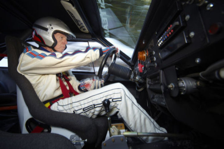 Unterwegs mit Walter Röhrl im Audi Rallye quattro am Col de Turini (Rallye Monte Carlo)
