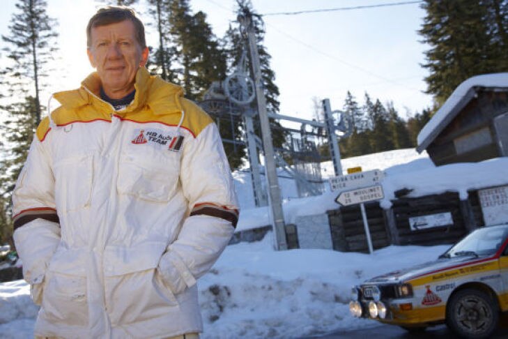 Unterwegs mit Walter Röhrl im Audi Rallye quattro am Col de Turini (Rallye Monte Carlo)