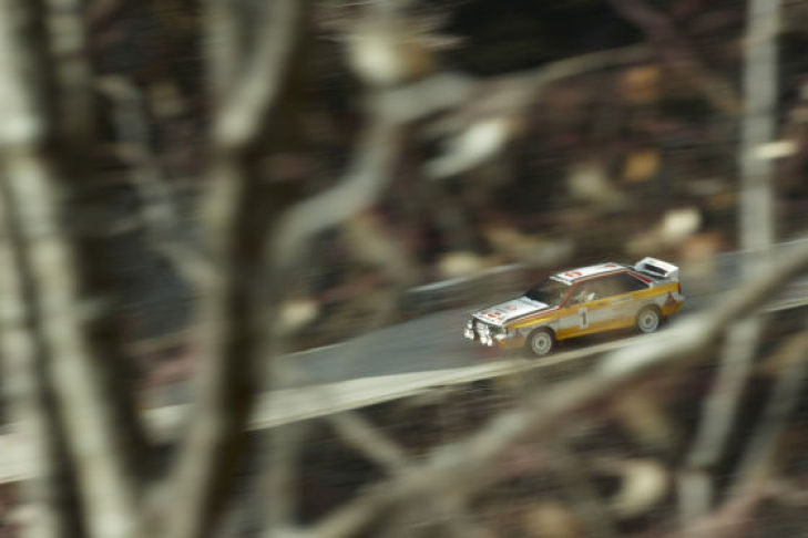 Unterwegs mit Walter Röhrl im Audi Rallye quattro am Col de Turini (Rallye Monte Carlo)