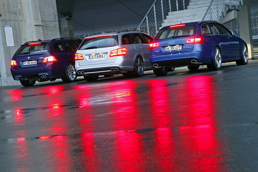 Audi RS 6 Avant BMW M5 Touring Mercedes E 63 AMG T