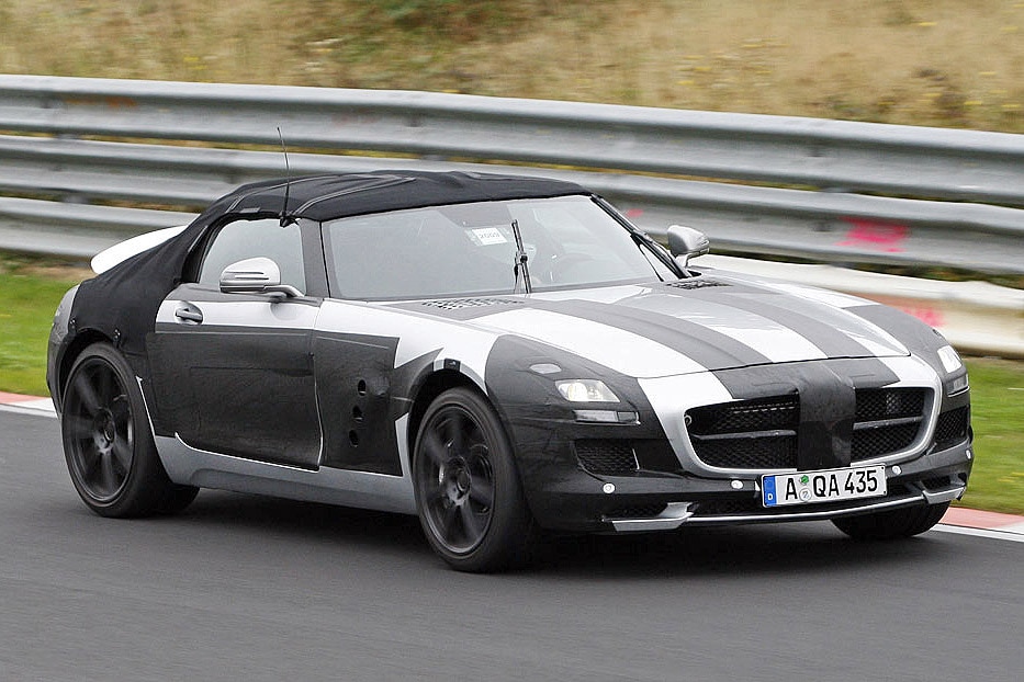 Erlkönig Mercedes SLS Cabrio