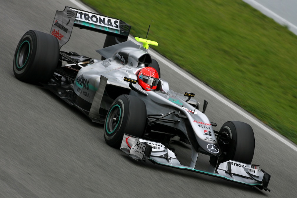 Michael Schumacher im Mercedes GP W01