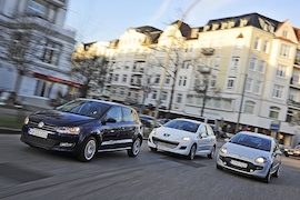 VW Polo Fiat Punto Evo Peugeot 207
