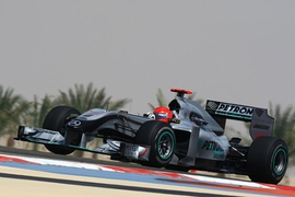 Michael Schumacher Mercedes GP in Bahrain