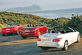 Mercedes E-Klasse Cabrio Audi A5 Cabrio Lexus IS 250C