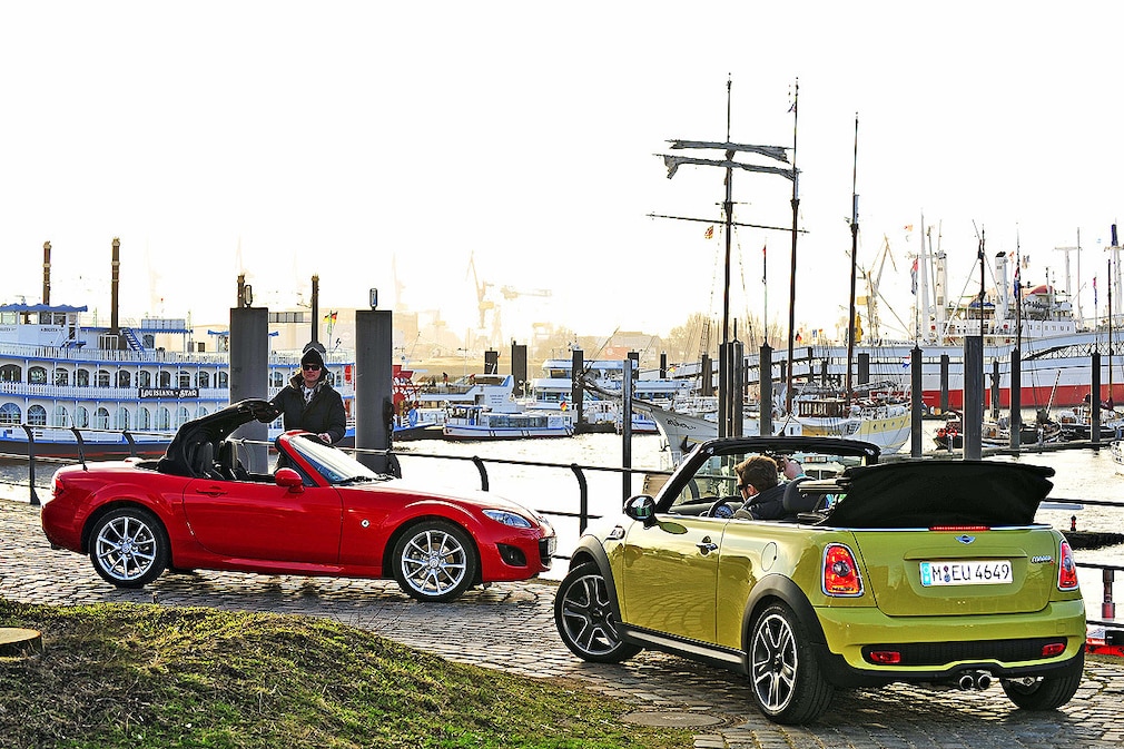 Mazda MX 5 2.0 Mini Cooper S Cabrio