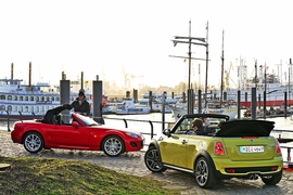 Mazda MX 5 2.0 Mini Cooper S Cabrio