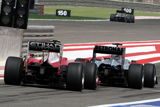 Fernando Alonso und Michael Schumacher