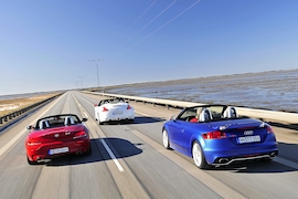 Audi TT RS BMW Z4 Nissan 370Z