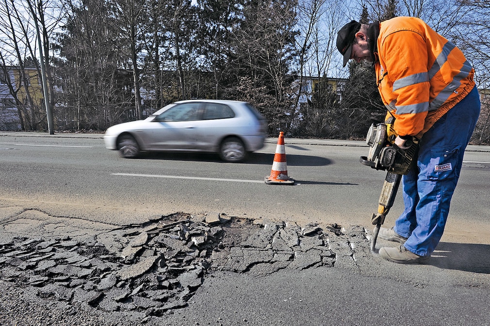 Straßenbauarbeiten