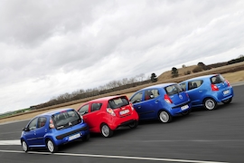 Chevrolet Spark Hyundai i10 Suzuki Alto Citroën C1
