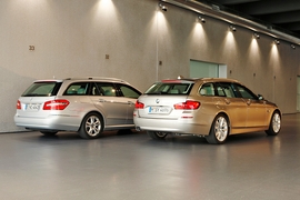 BMW 5er Touring Mercedes E-Klasse T-Modell