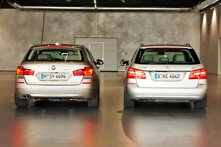 BMW 5er Touring Mercedes E-Klasse T-Modell