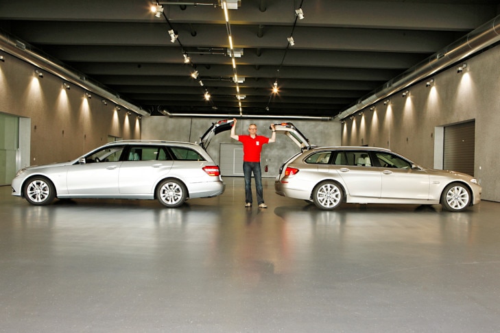 BMW 5er Touring Mercedes E-Klasse T-Modell