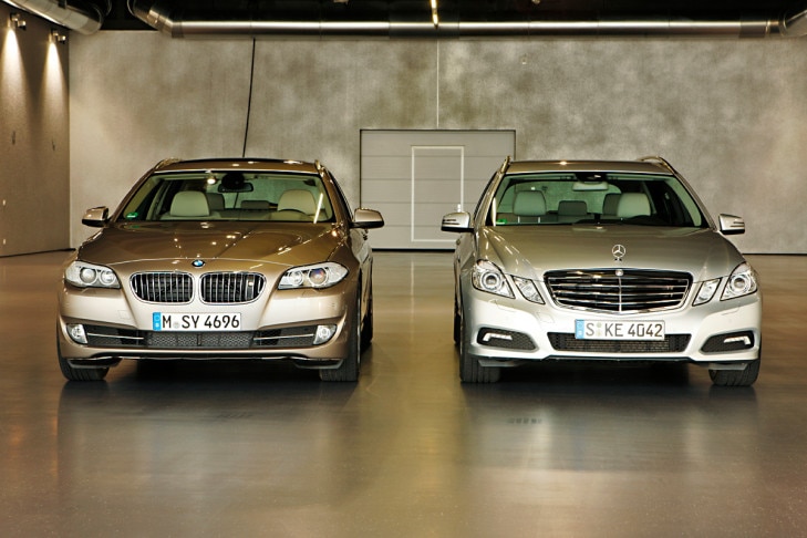 BMW 5er Touring Mercedes E-Klasse T-Modell