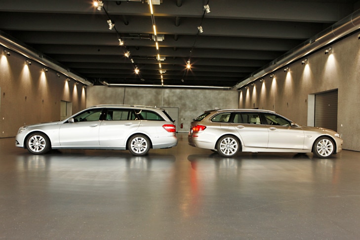 BMW 5er Touring Mercedes E-Klasse T-Modell
