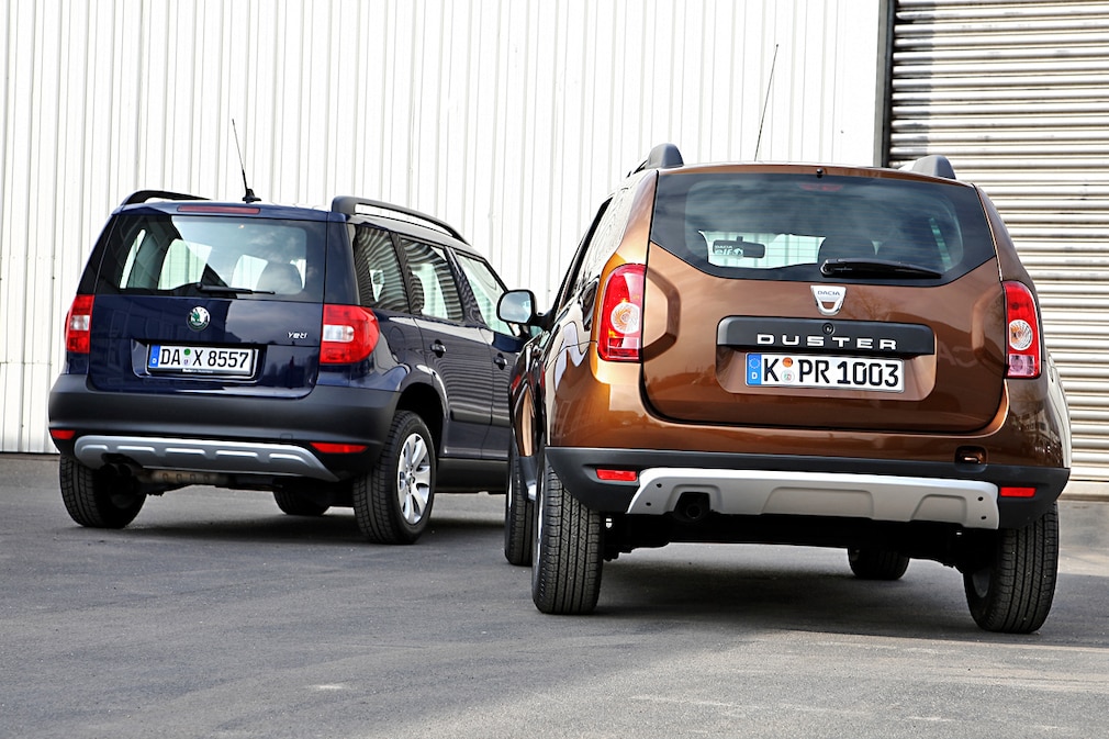 Dacia Duster Skoda Yeti
