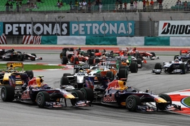 Sebastian Vettel gewinnt den Großen Preis von Malaysia 2010