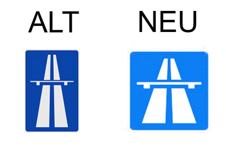 Verkehrsschild Autobahn
