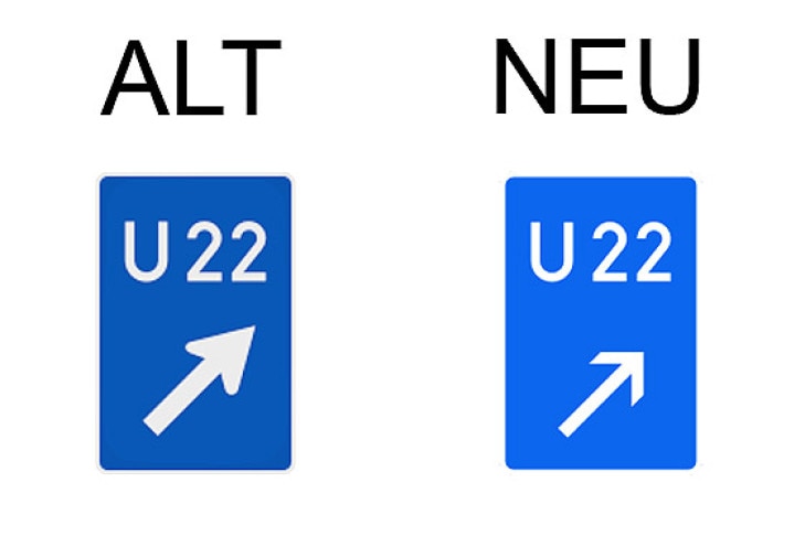 Verkehrsschild Bedarfsumleitung rechts vorbei