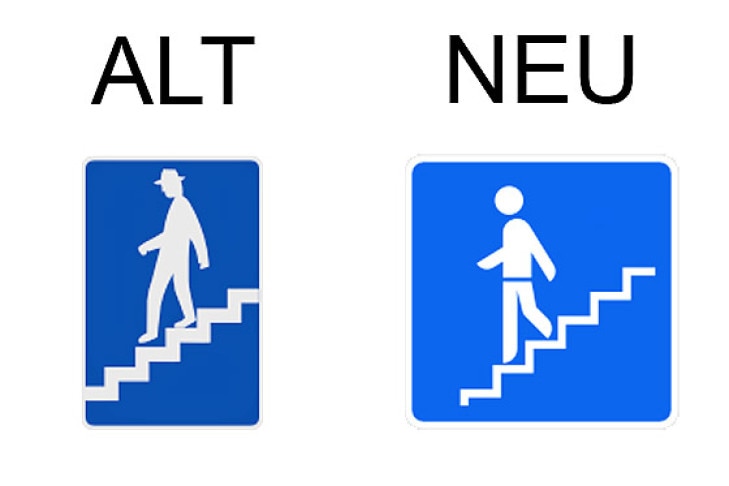 Verkehrsschild Fußgängerunterführung