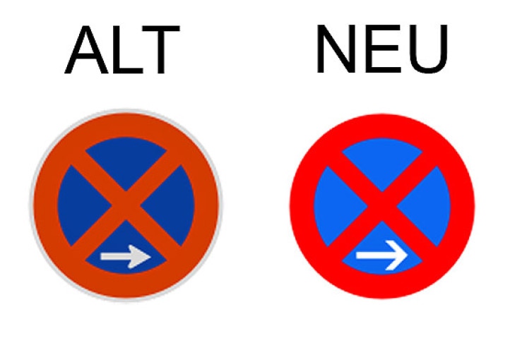 Verkehrsschild Halteverbot (Ende)
