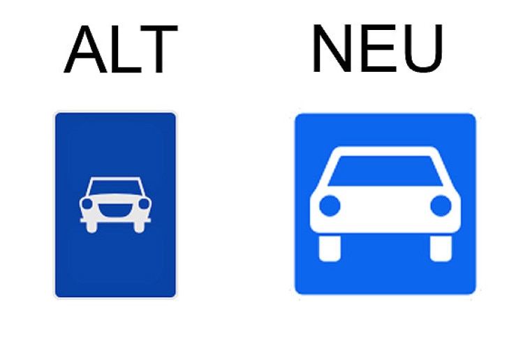 Verkehrsschild Kraftfahrstraße