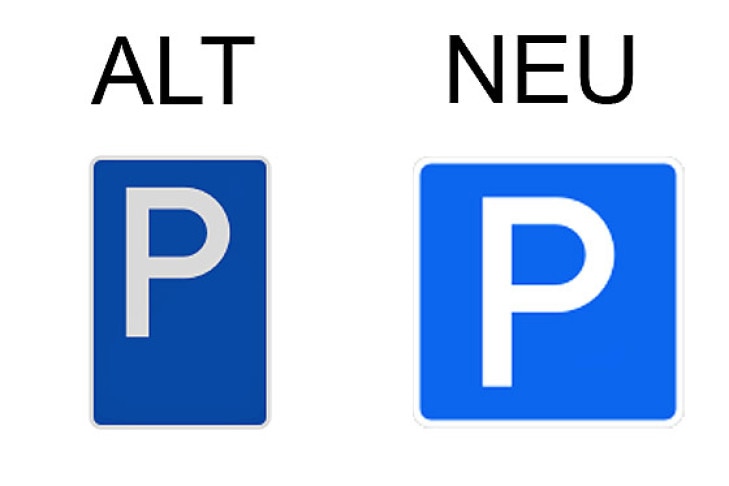 Verkehrsschild Parkplatz