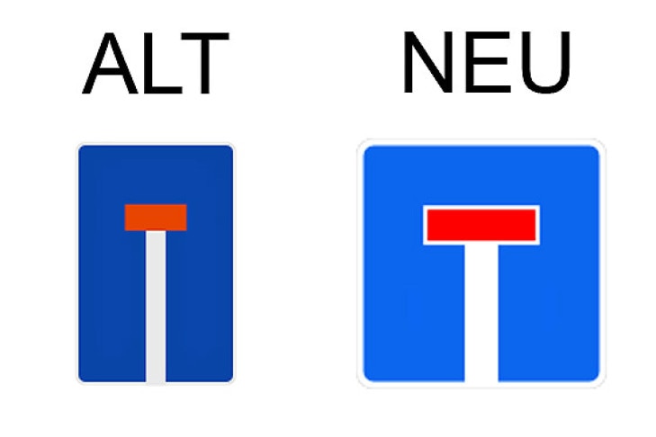 Verkehrsschild Sackgasse
