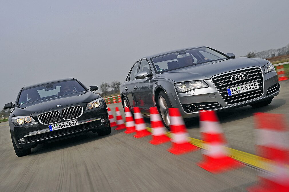 7er BMW 750i xDrive Audi A8 4.2 FSI quattro